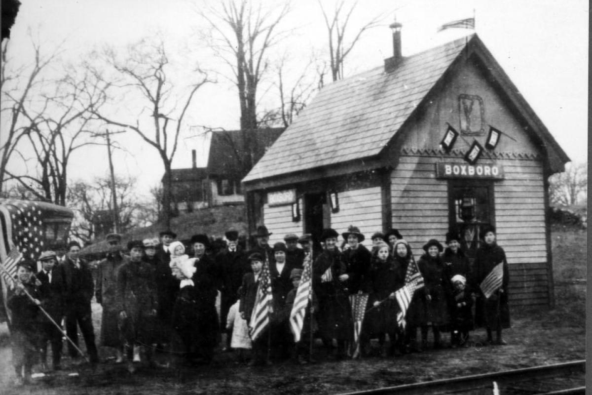 1917 - Boxborough Flag Stop (Depot Road)