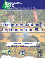 Boxborough 2030 Recommendations and Implementation Plan Cover